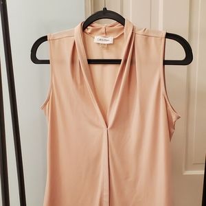 Calvin Klein Women's Solid Sleeveless V-Neck Cami